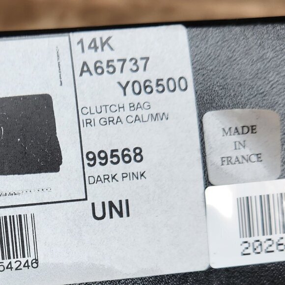 Chanel Dark Pink Clutch Bag 99568, Authentic - Picture 12 of 12